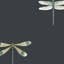 Sophie Allport Watercolour Dragonfly Oundle Navy Wallpaper-130564301