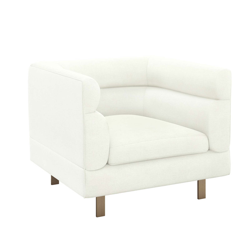 Fauteuil demi-tonneau Ornette, Chenille