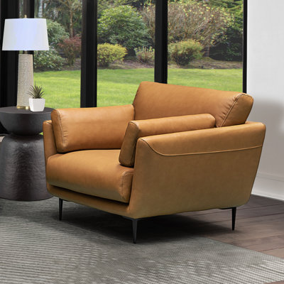 Chaise 100% cuir fleur