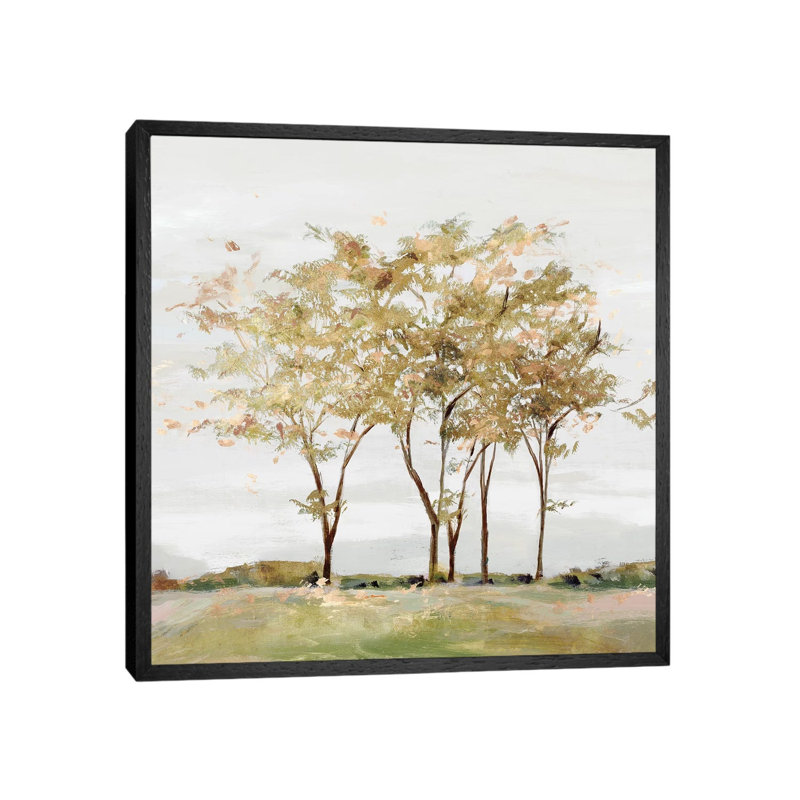 Golden Acre Wood by Isabelle Z - Print on Canvas, Black Framed, 93.98 cm H x 93.98 cm W