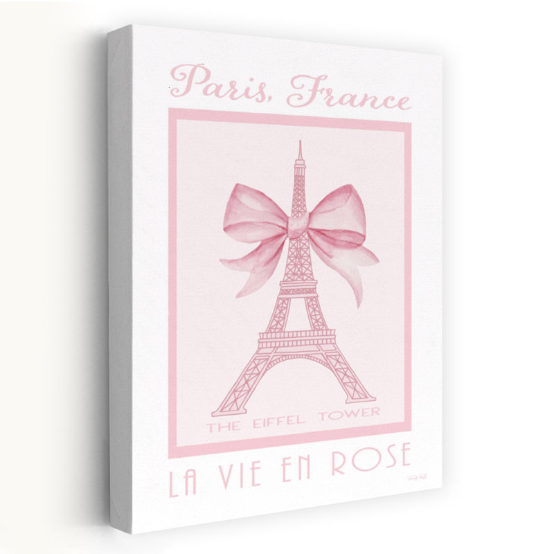 Paris France - La Vie En Rose by Cindy Jacobs - Wrapped Canvas Print, 152.4cm H x 101.6cm W