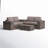 Demarest Fully Assembled 8 Piece Sectional Seating Group with Cushions-658914791