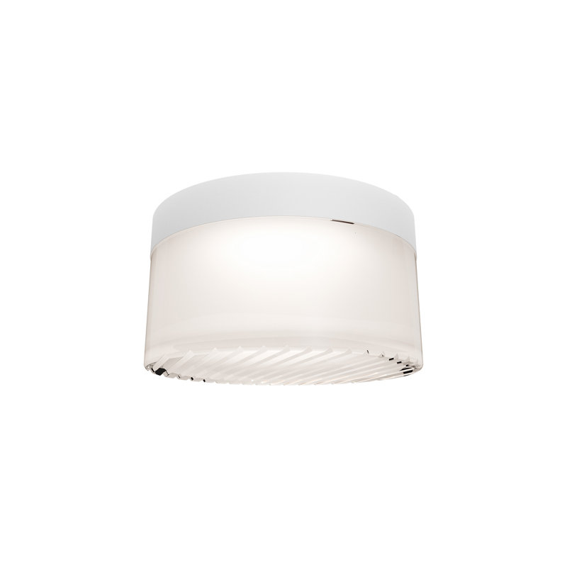 Balto III Dimmable LED Outdoor/Indoor Flush Mount With Built In Color Temperature Switch from 2700K/3000K/3500K/4000K, White