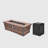 Clementine Rectangle Propane Fire Pit Table with Hidden Fuel Tank