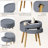 Nightstand With Storage Drawer Sofa Side Coffee Table For Bedroom, Living Room-112217628-106340893