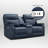 74‘’ Emlin Harr Reclining Sofa Genuine Leather Power Triple-Motor Reclining Loveseat with USB & Type-C Ports and Drop Down Table Tray-2013215906