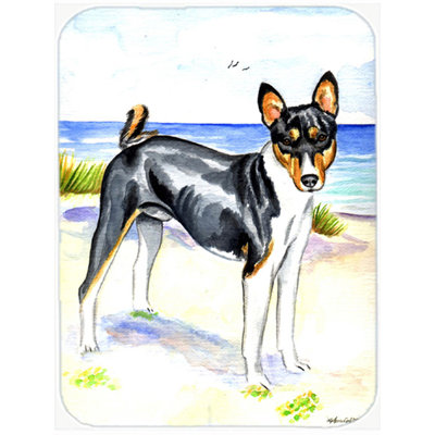 Basenji at the Beach Glass Cutting Board