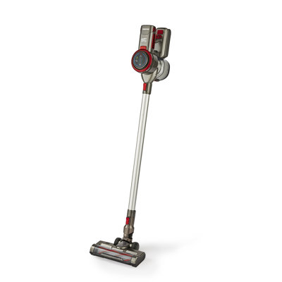GEEPAS Cordless Vacuum Cleaner & Handheld Upright Stick 240V | 60Min Run Time Dual Mode Machine for Carpet Hard Floor | Lightweight Rechargeable Battery LED Motorised Headlight HEPA Filter 350W