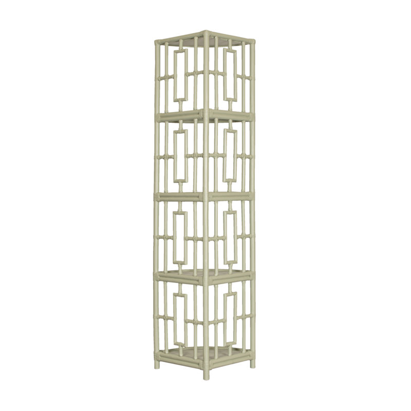 Manley Corner Bookcase, Celery Green
