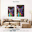 Bramph sphynx abstrait chat multicolore-108611228