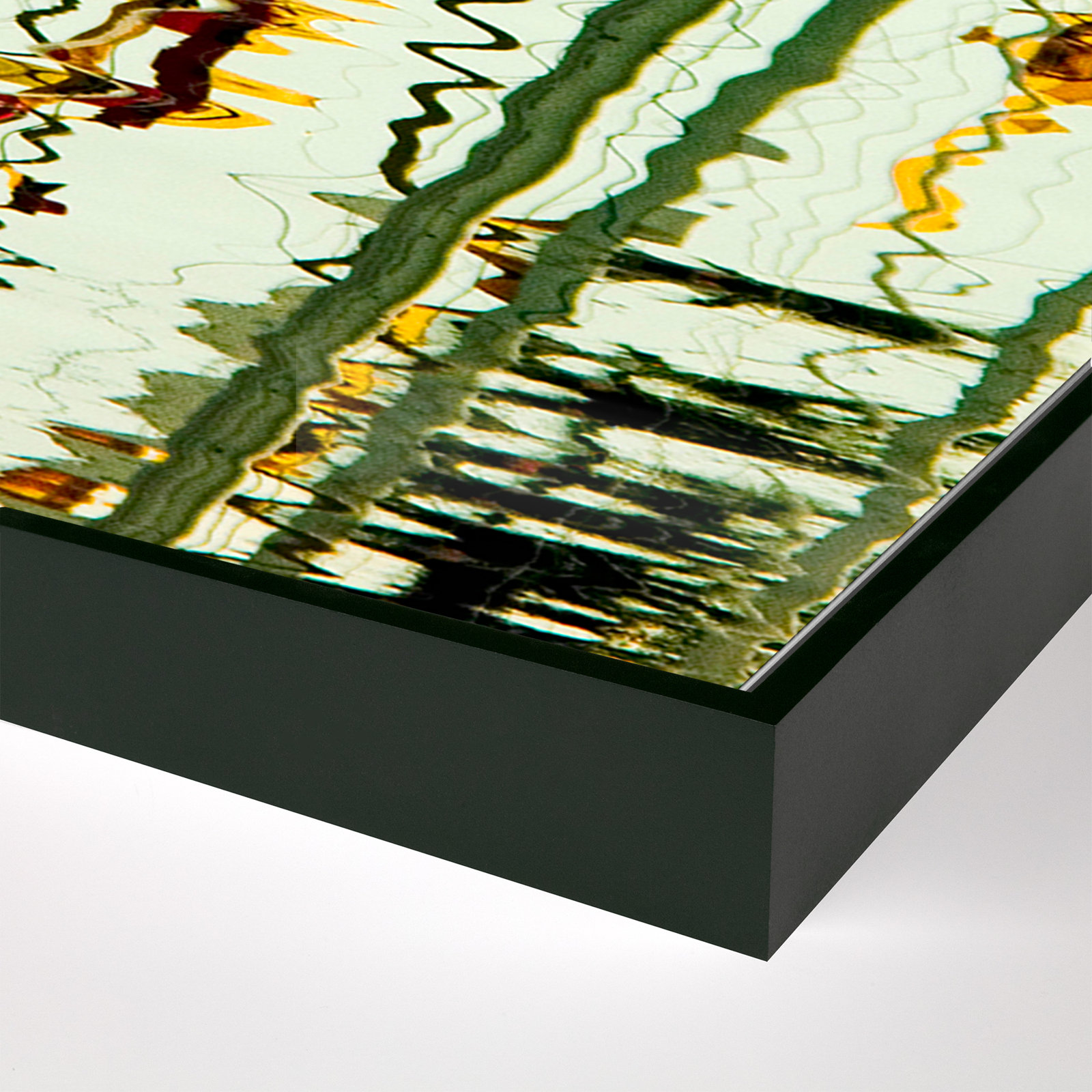 Wired by Geoffrey Baris - Floater Frame Print on Metal, Black Framed, 24" H x 18" W x 2" D