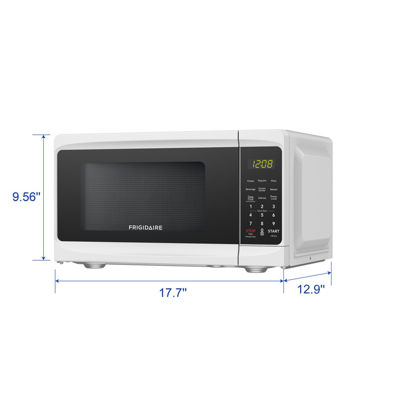 Frigidaire, 0.7 Cu. Ft. Countertop Microwave Oven, White