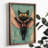 Stunning Decorative Framed MDF Painting, 13.8 x 18.5 x 0.8 inches | 100% MDF with 3 mm Thickness, Elegant Pine Wood Frame | UV Printed Artwork for Home Decor, Perfect for Living Room & Bedroom Accent