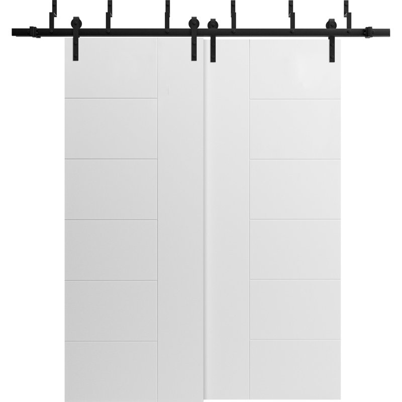 Solid Wood Barn Doors without Installation Hardware Kit Barn Door, 36" x 80"