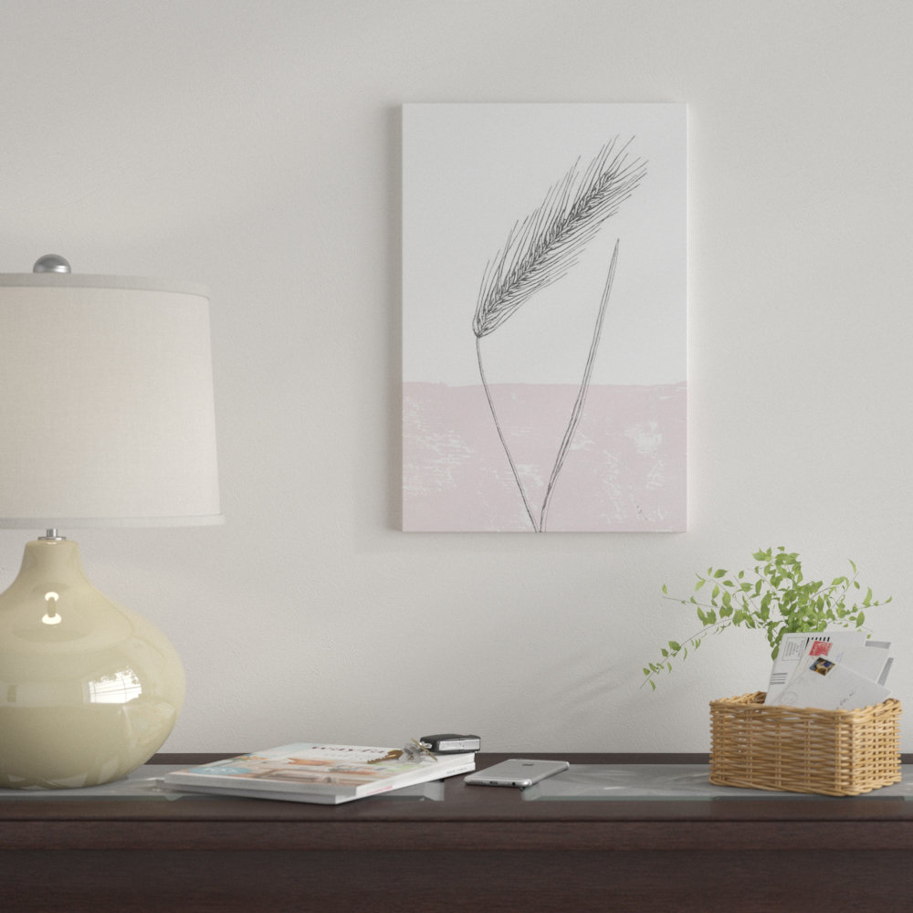 East Urban Home 'Rye' Graphic Art Print Canvas | Wayfair