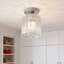 Crystal Semi Flush Mount