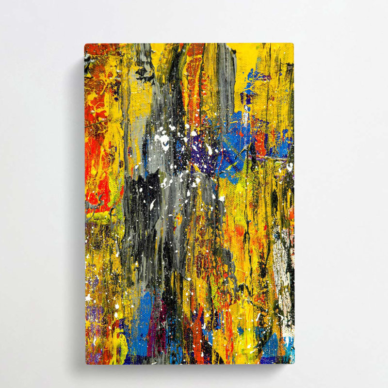 Abstract Art Painting Vol.1 by S.Johnson - Wrapped Canvas Painting, 76cm H x 50cm W x 3cm D
