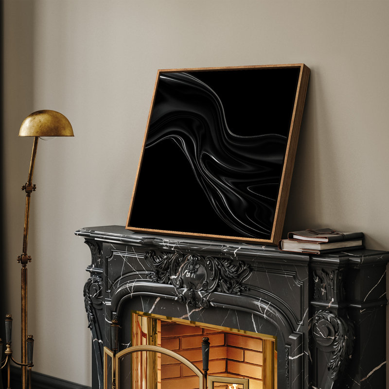 Art mural encadré abstrait rétro antique classique pour chambre à coucher, H 24 po x l 24 po, Naturel