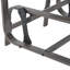 Chaise berçante pour cour arrière - ergonomique, eau, support de cou ergonomique gris pour patio, structure robuste,