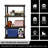 Navay 4-Tier Heavy Duty Storage Shelving Unit for Garage, Pantry & Utility Room, 36" W x 18" D x 56" H, Black