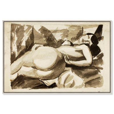 Reclining Nude Canvas Classic Female Portraits by Art Remedy