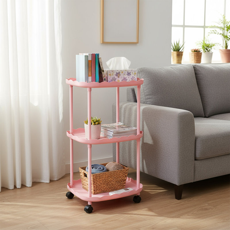 Chariot mobile, table d'appoint de canapé, table de chevet, support de rangement