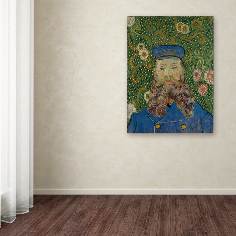 Vault W Artwork Portrait Of Joseph Roulin On Canvas by Vincent Van Gogh ...