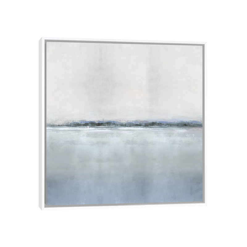 Whisper I by Rachel Springer - Print on Canvas, 45.72 cm H x 45.72 cm W, White Framed