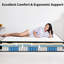 Matelas double respirant Tex100 de 12 po avec support ferme moyen et housse de sommeil silencieuse en mousse à mémoire de forme-1129516046-1129516044