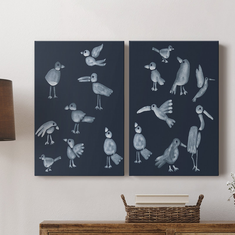 Toile tendue avec châssis Flock I-Premium - prêt à être accroché, H 18 po x l 24 po