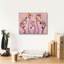 Art mural en toile, "Les dames" par Heather Gauthier, 16 po x 12 po