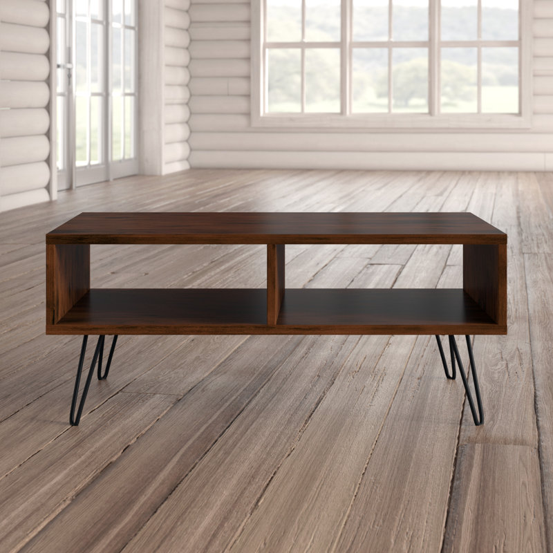 Briarwood Industrial Storage Cocktail Coffee Table