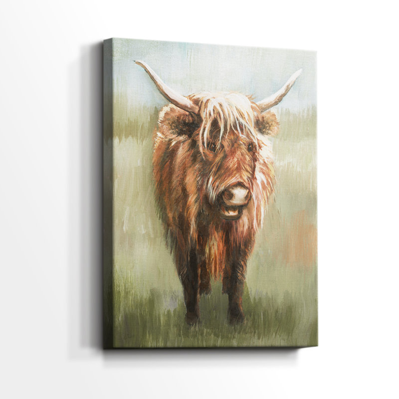 Happy Highlander - Cavas enveloppés de galerie, H 48 po x l 32 po