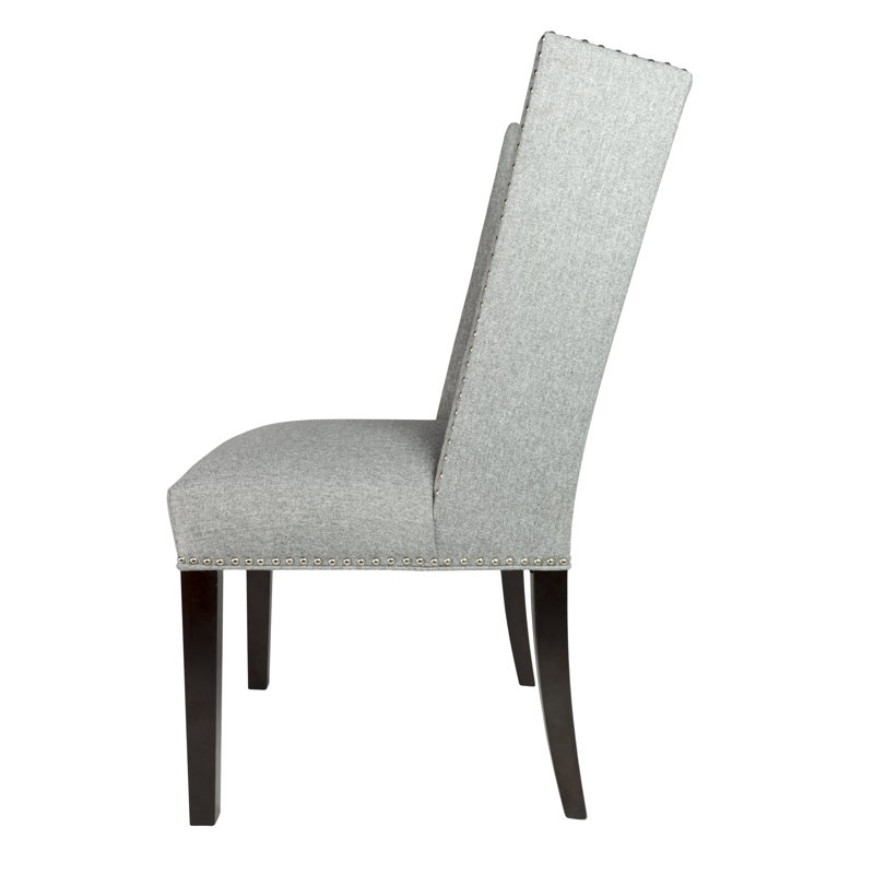 14'' H Tufted Cotton Upholstered Side Chair