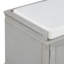 Banc de rangement avec 2 tiroirs et 2 armoires, banc à chaussures avec coussin amovible pour le salon, vestibule-1551859099