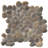 Random Sized Pebble Tile in Yellow