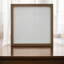 Miroir à finition chêne