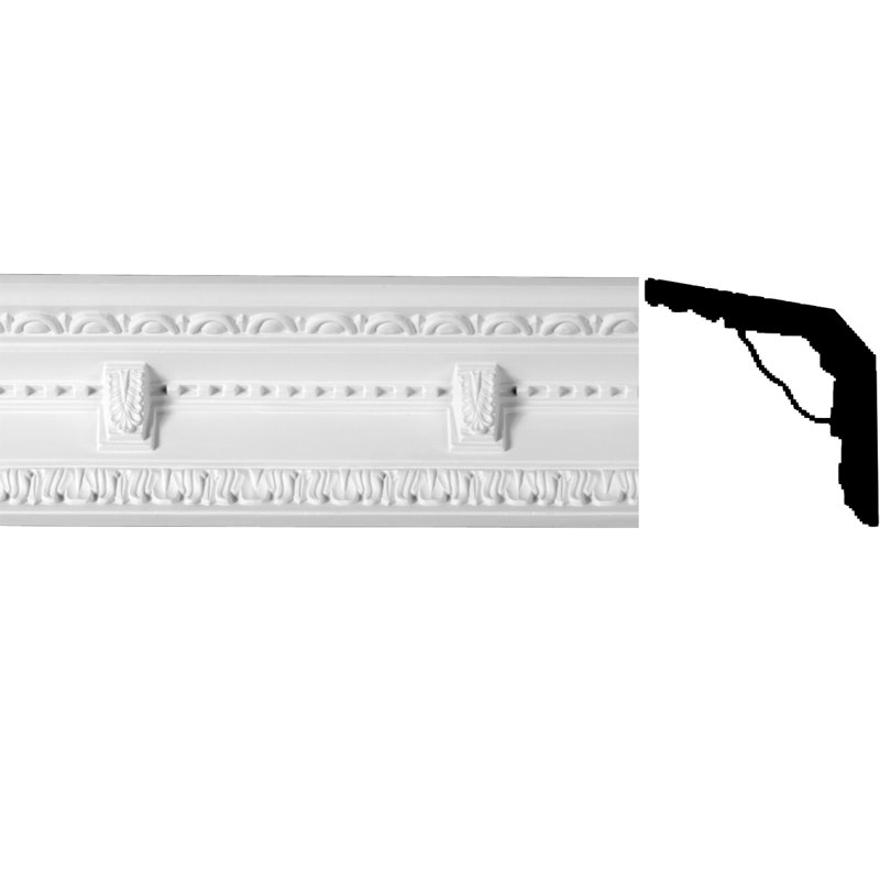 Moulure couronnée H 4 3/4 po x l 1/2 po x P 4 3/4 po