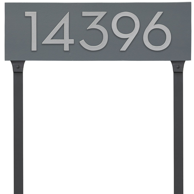 Rectangle Lawn Insert, Grey, Silver