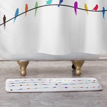 Tapis pour salle de bain happy spring