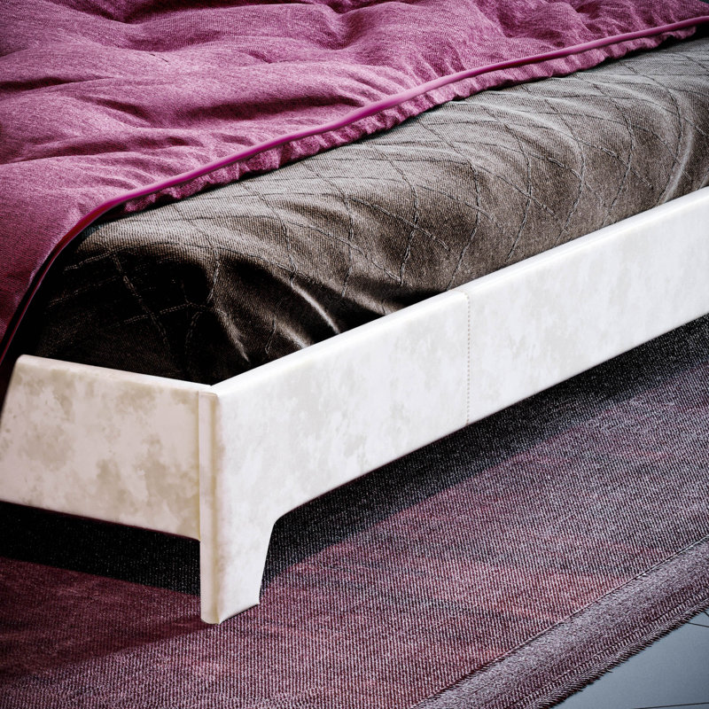 Scipio Upholstered Bed, UKFR Certified, Kingsize (5'), Oyster