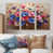 Toile naturelle avec cadre flottant