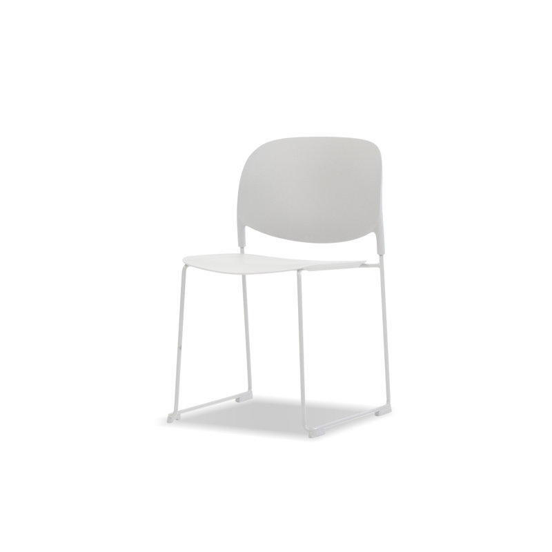 Chaise de salle à manger Calvin, Blanc