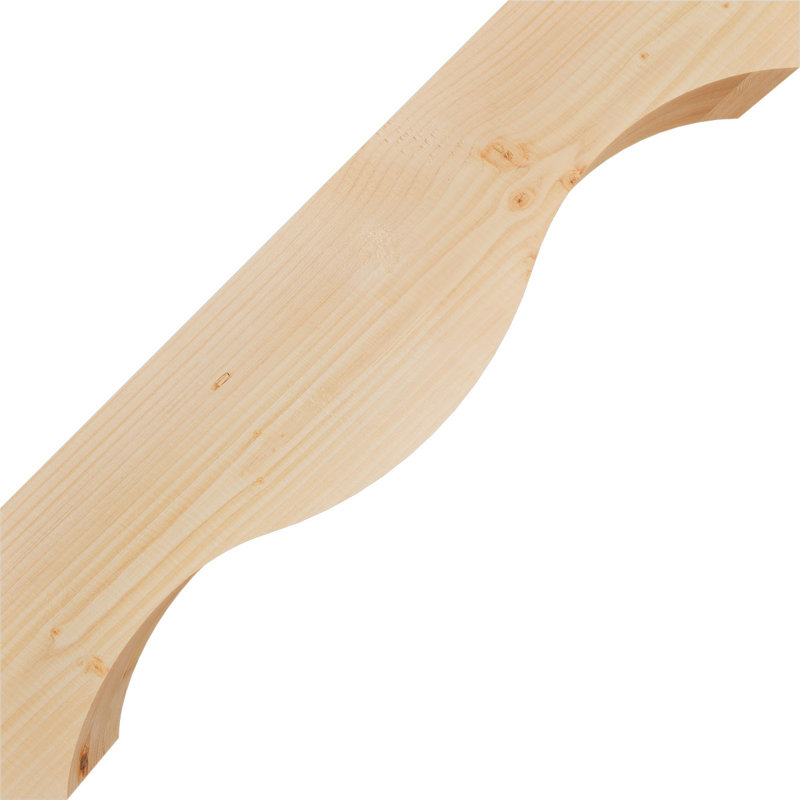 Attelle de genou Funston, Sapin de Douglas, Lisse, H 30 po x l 5,5 po x P 30 po