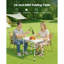 59.9cm Rectangular Adjustable Folding Table