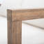Ensemble de conversation d'extérieur en bois d'acacia pour 2 personnes avec coussins et table basse pour véranda, jardin, cour arrière, balcon