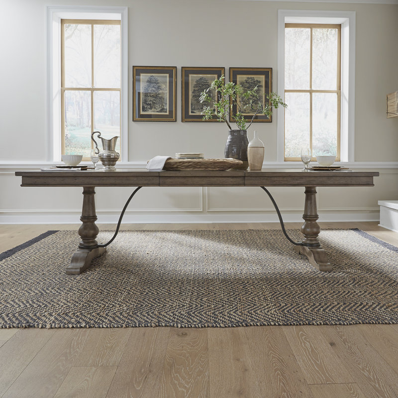 Ensemble de table de salle à manger à tréteaux Aisja