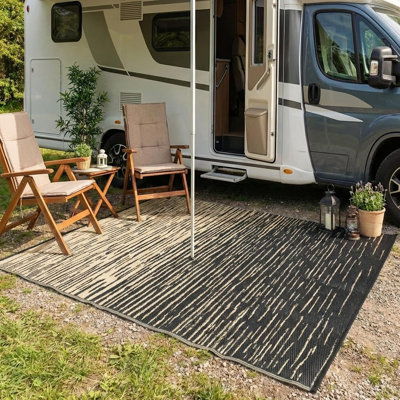 Tapis de camping extérieur moderne imperméable 8X10