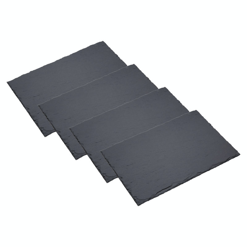 Slate Solid Colour Rectangle Placemat