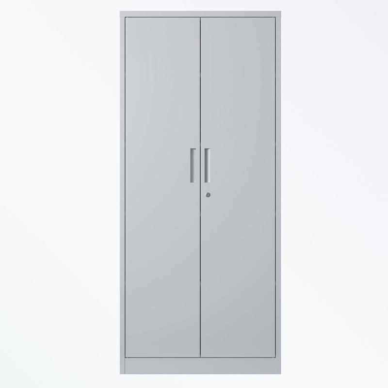 Armoire de rangement à 4 tablettes de 31,5 po de largeur Meiting, Blanc